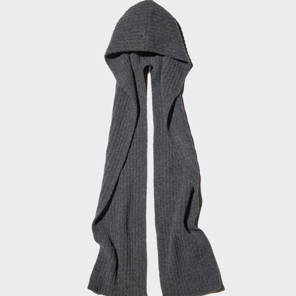 Souffle Yarn Chunky Hooded Scarf